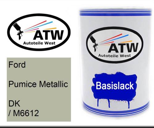 Ford, Pumice Metallic, DK / M6612: 500ml Lackdose, von ATW Autoteile West.